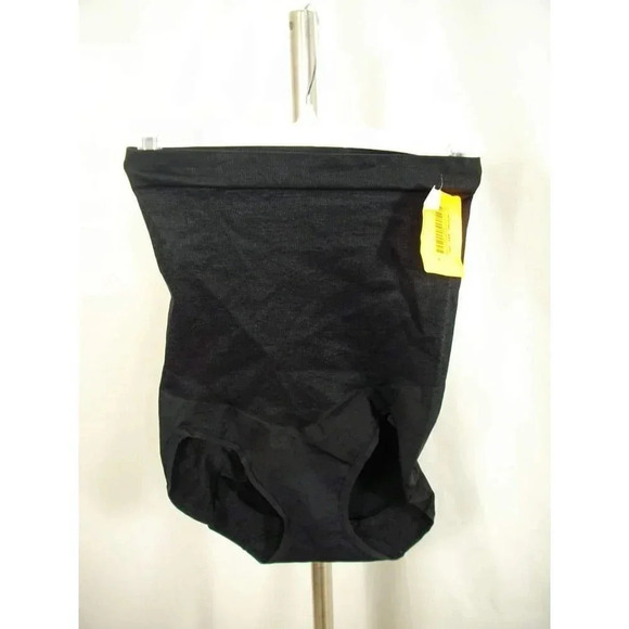 X-LARGE Maidenform 82432 Flexees Shaping Seamless Hi-Waist Brief Black NEW WITHO - Picture 1 of 2